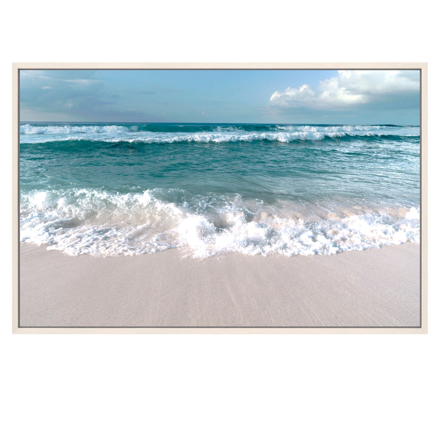 Beach Vibes Tempered Glass Wall Art Wall Art| Crestview