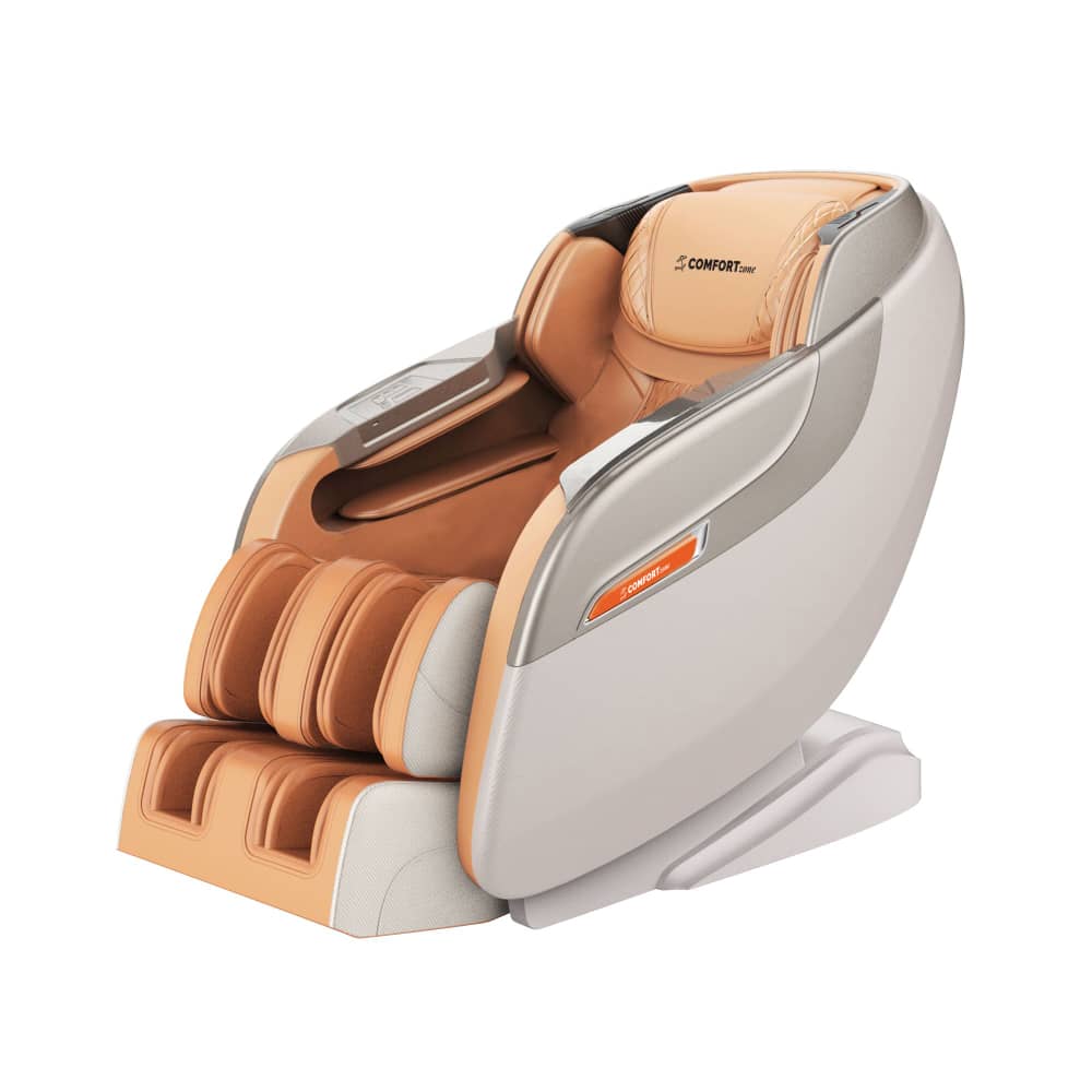 Beige Massage Chair Recliners| Comfort Zone