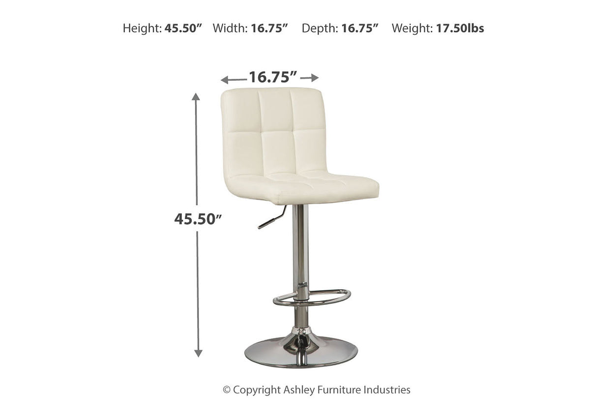 Bellatier Adjustable Height Bar Stool Stools| Ashley Homestore