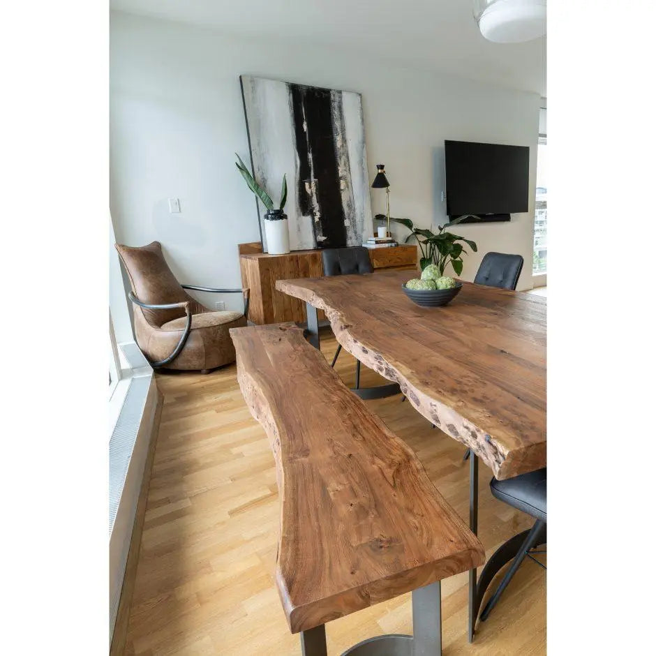 Bent Bench Small Dining Benches| Moe's Home