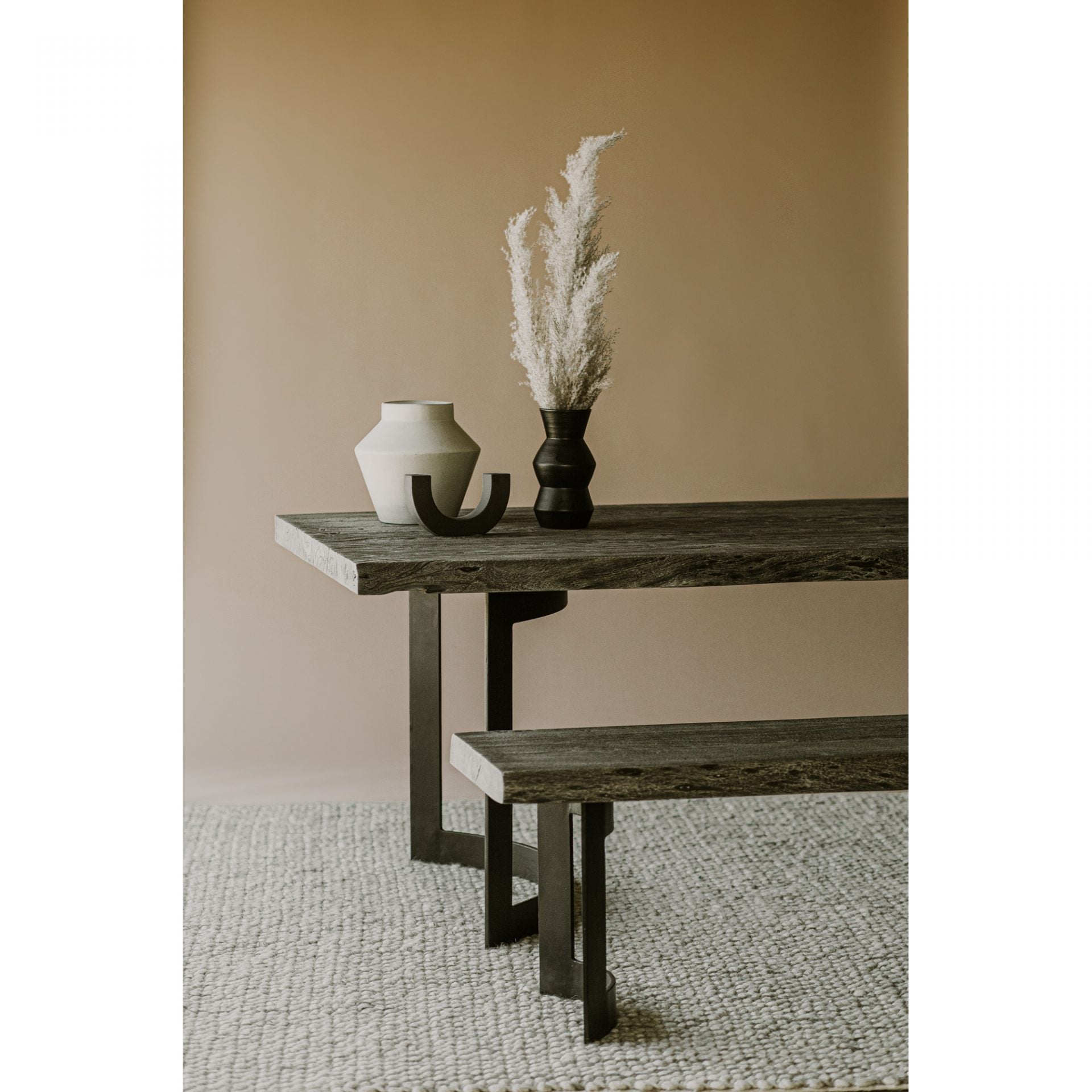 Bent Dining Table Small Weathered Grey Counter Tables| Moe's Home