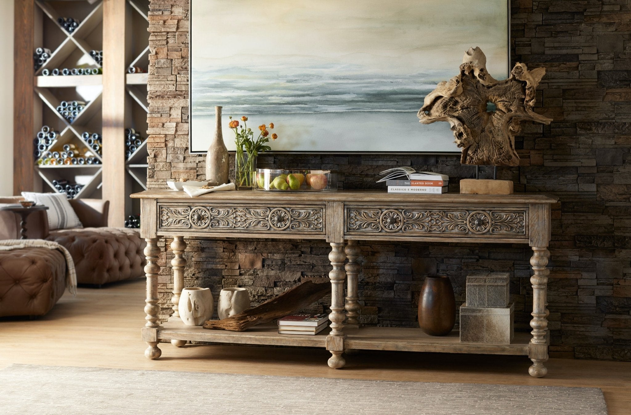 Bexar Leg Huntboard Consoles & Sideboards| Hooker