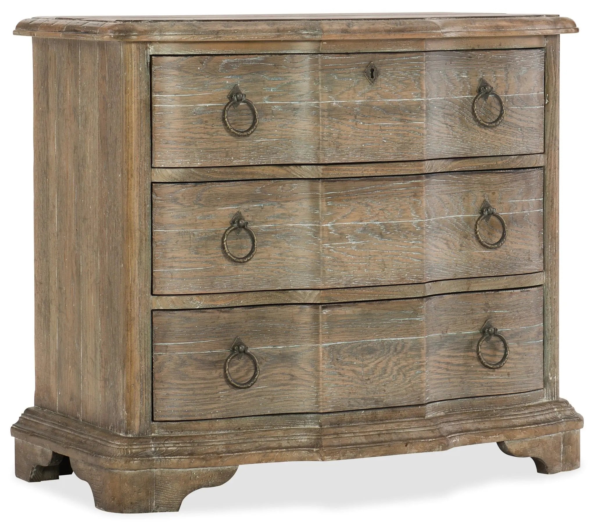 Boheme Bastogne Three-Drawer Nightstand Nightstands| Hooker