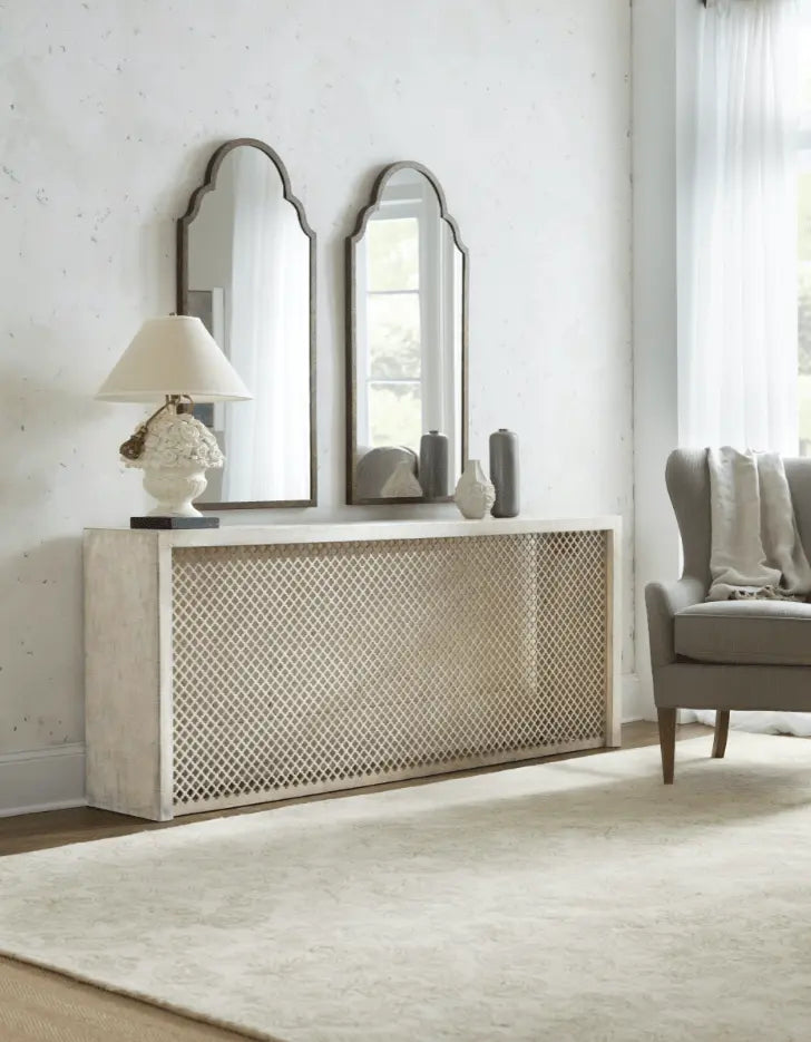 Boheme Belvue Linen Wrapped Console Consoles & Sideboards| Hooker