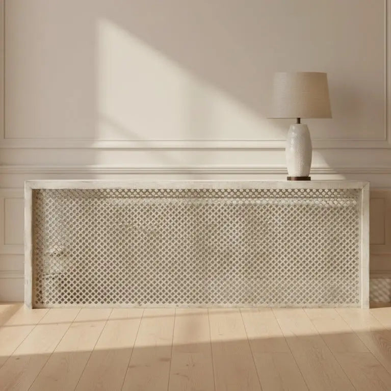 Boheme Belvue Linen Wrapped Console Consoles & Sideboards| Hooker