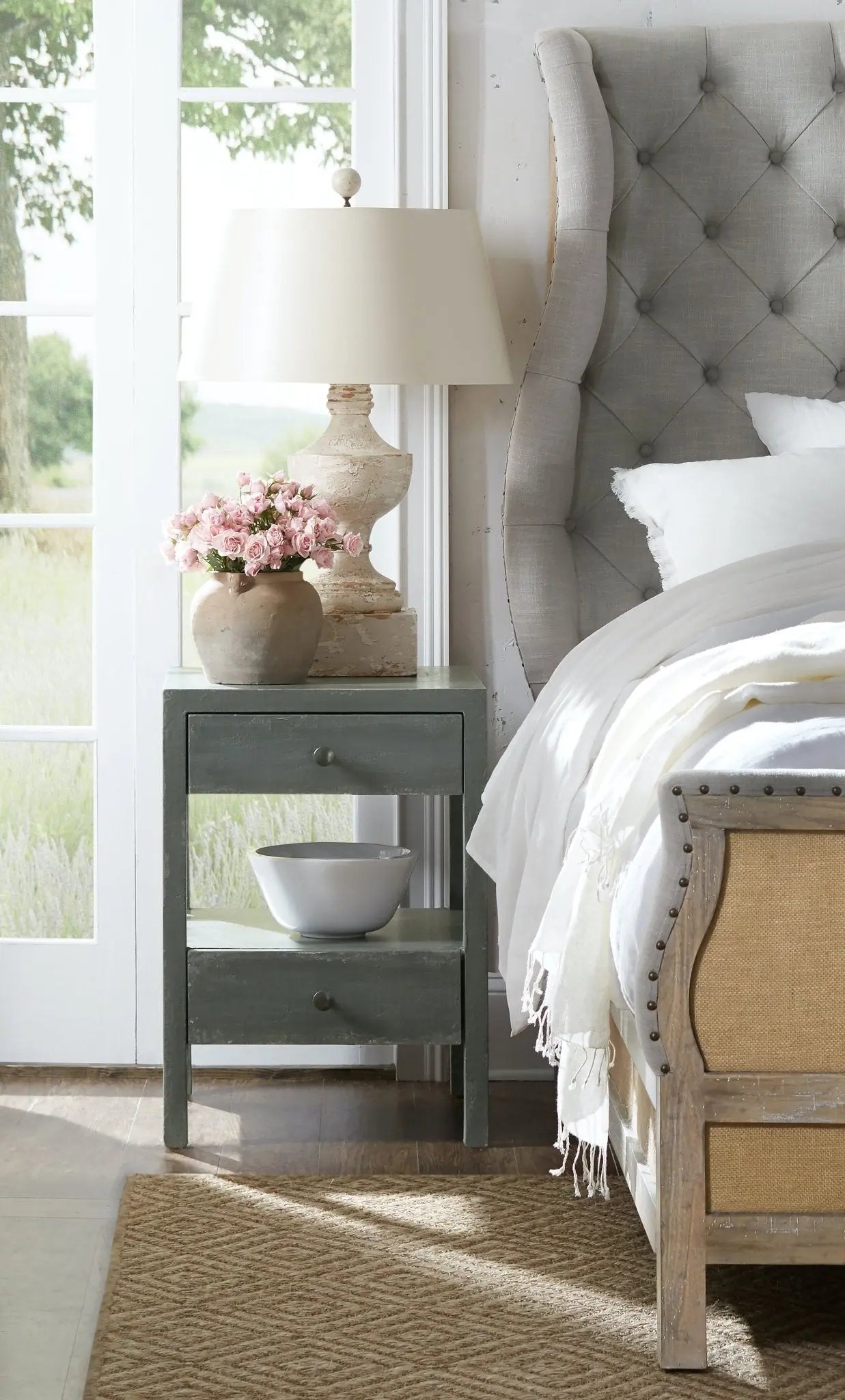 Boheme Brussels Two-Drawer Nightstand Nightstands| Hooker