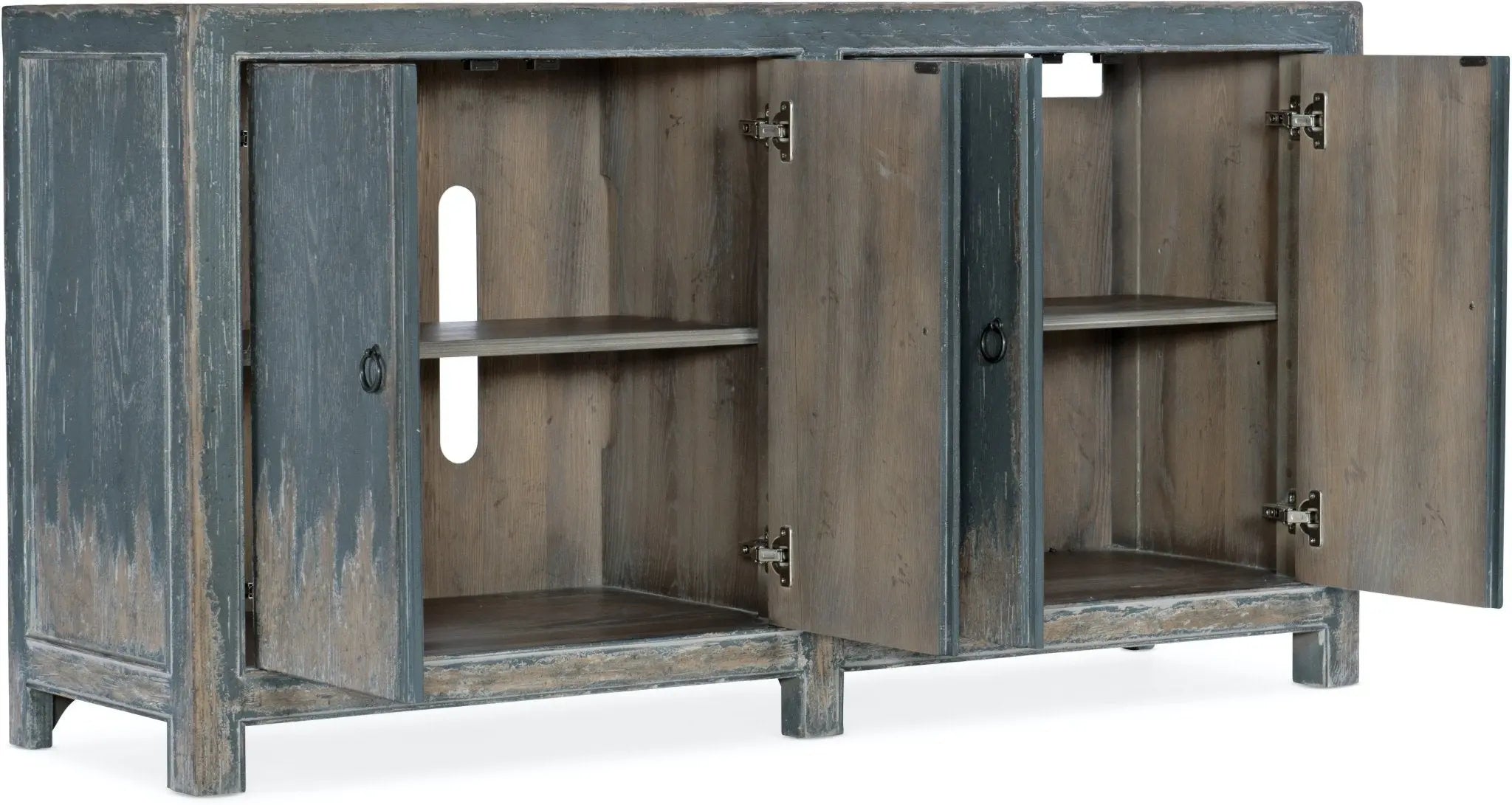 Boheme Four Door Media Console Consoles & Sideboards| Hooker