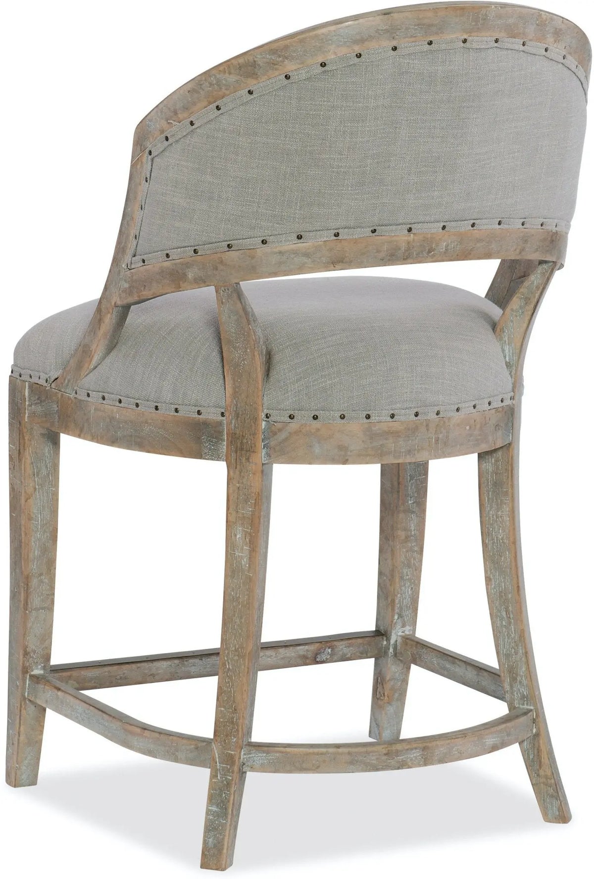Boheme Garnier Barrel Back Counter Stool Chairs| Hooker