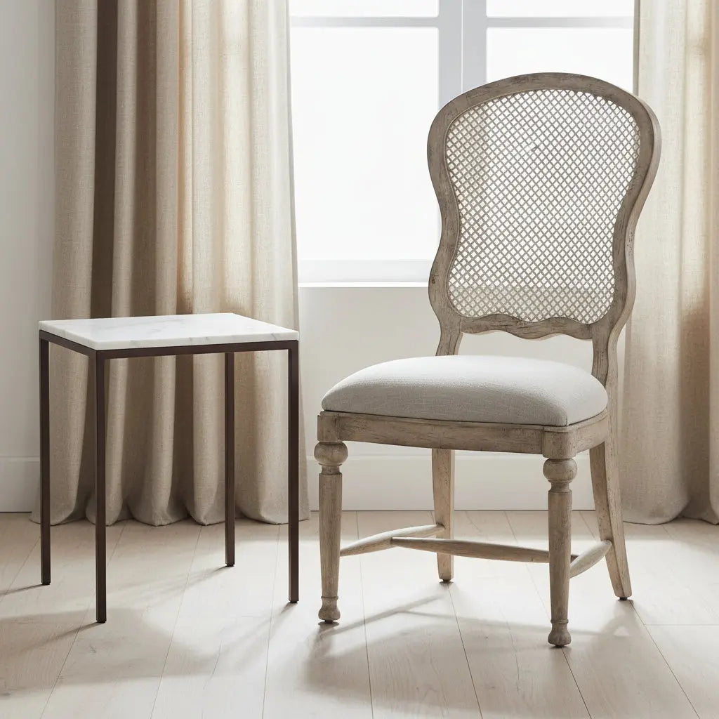 Boheme Gaston Metal Back Side Chair - 2 per carton/price ea Chairs| Hooker