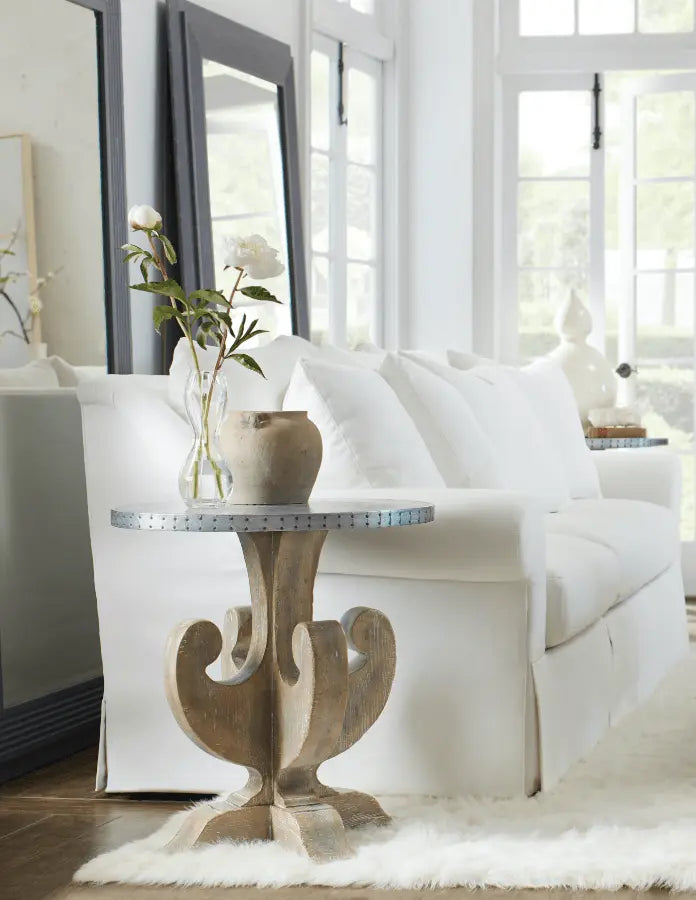 Boheme Lambik Round End Table Accent & End Tables| Hooker