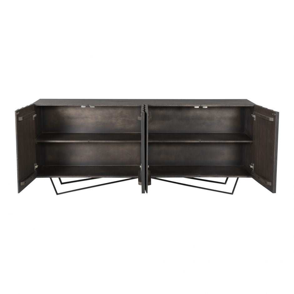 Brolio Sideboard Charcoal Consoles & Sideboards| Moe's Home
