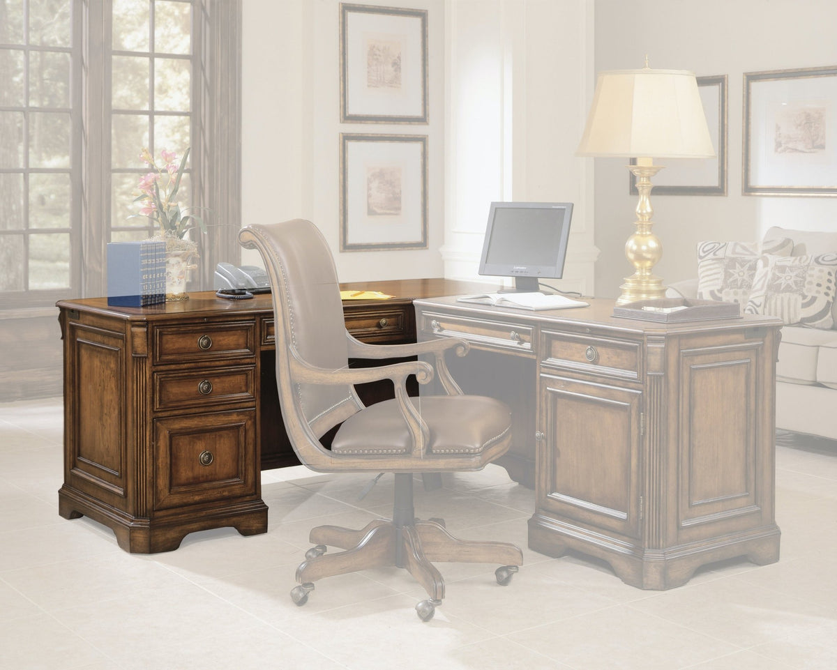 Brookhaven Left Pedestal Desk Office Desks| Hooker