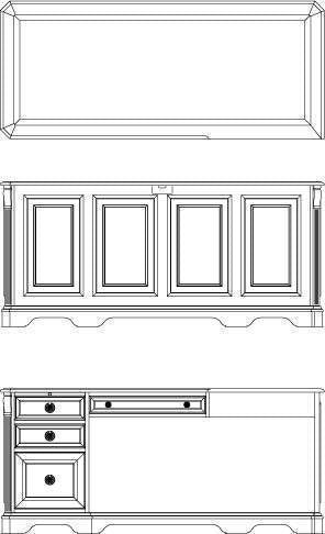 Brookhaven Left Pedestal Desk Office Desks| Hooker