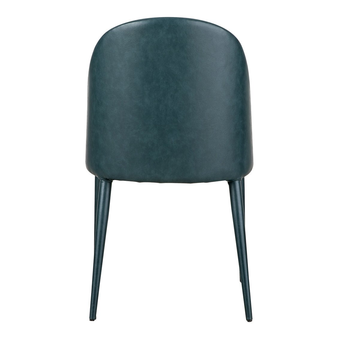 Burton Dining Chair Dark Teal Vegan Leather-M2 Dining Chairs| Moe's Home