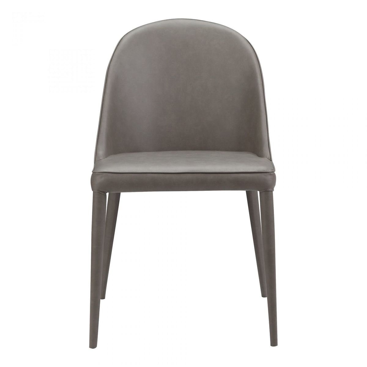 Burton Dining Chair Grey Vegan Leather-M2 Dining Chairs| Moe's Home