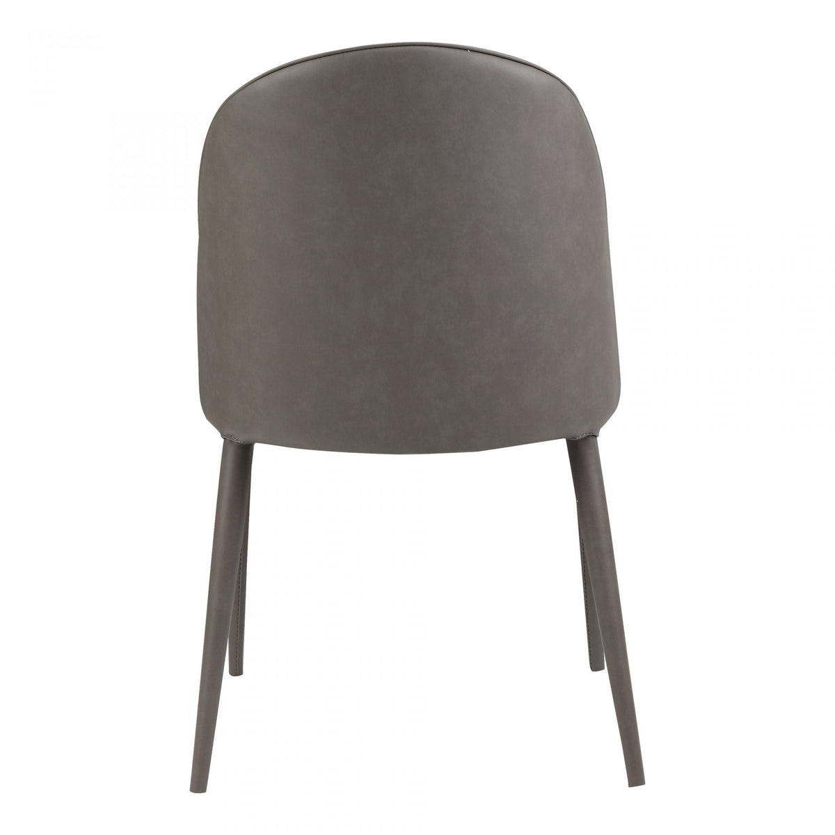 Burton Dining Chair Grey Vegan Leather-M2 Dining Chairs| Moe's Home