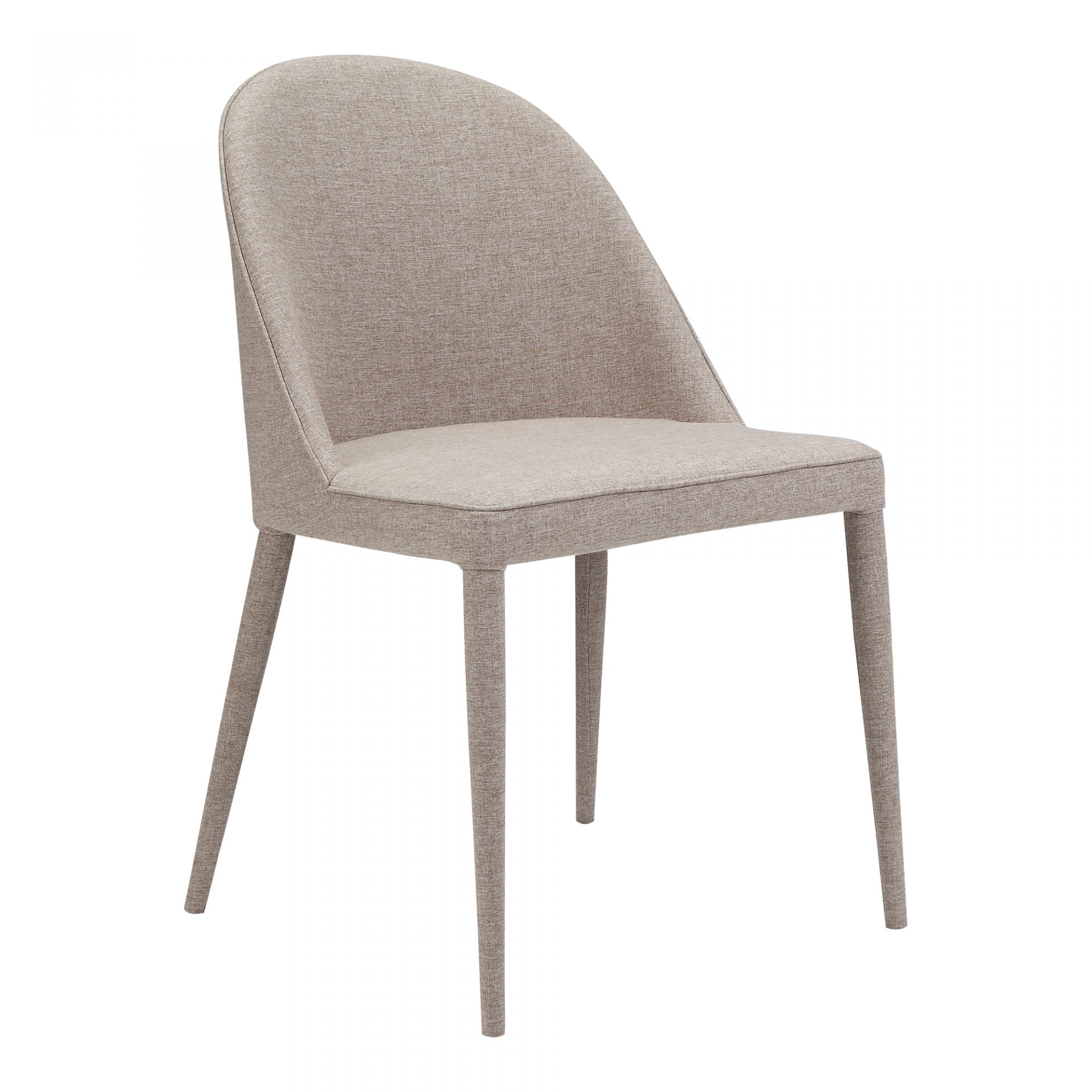 Burton Fabric Dining Chair Light Grey-M2 Dining Chairs| Moe's Home