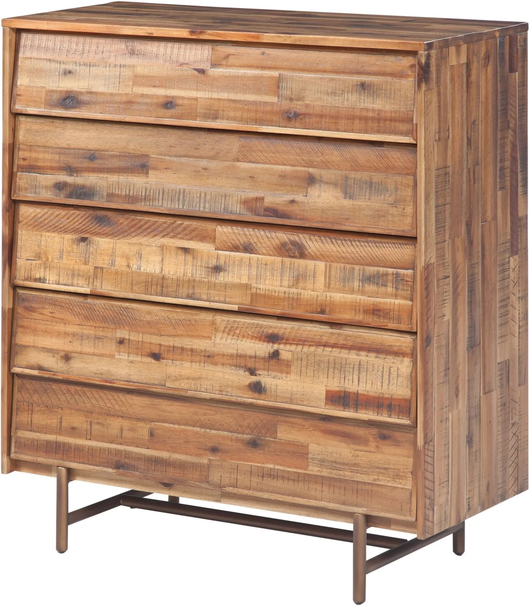 Bushwick Wooden 5 Drawer Chest Cabinets & Chests| TOV