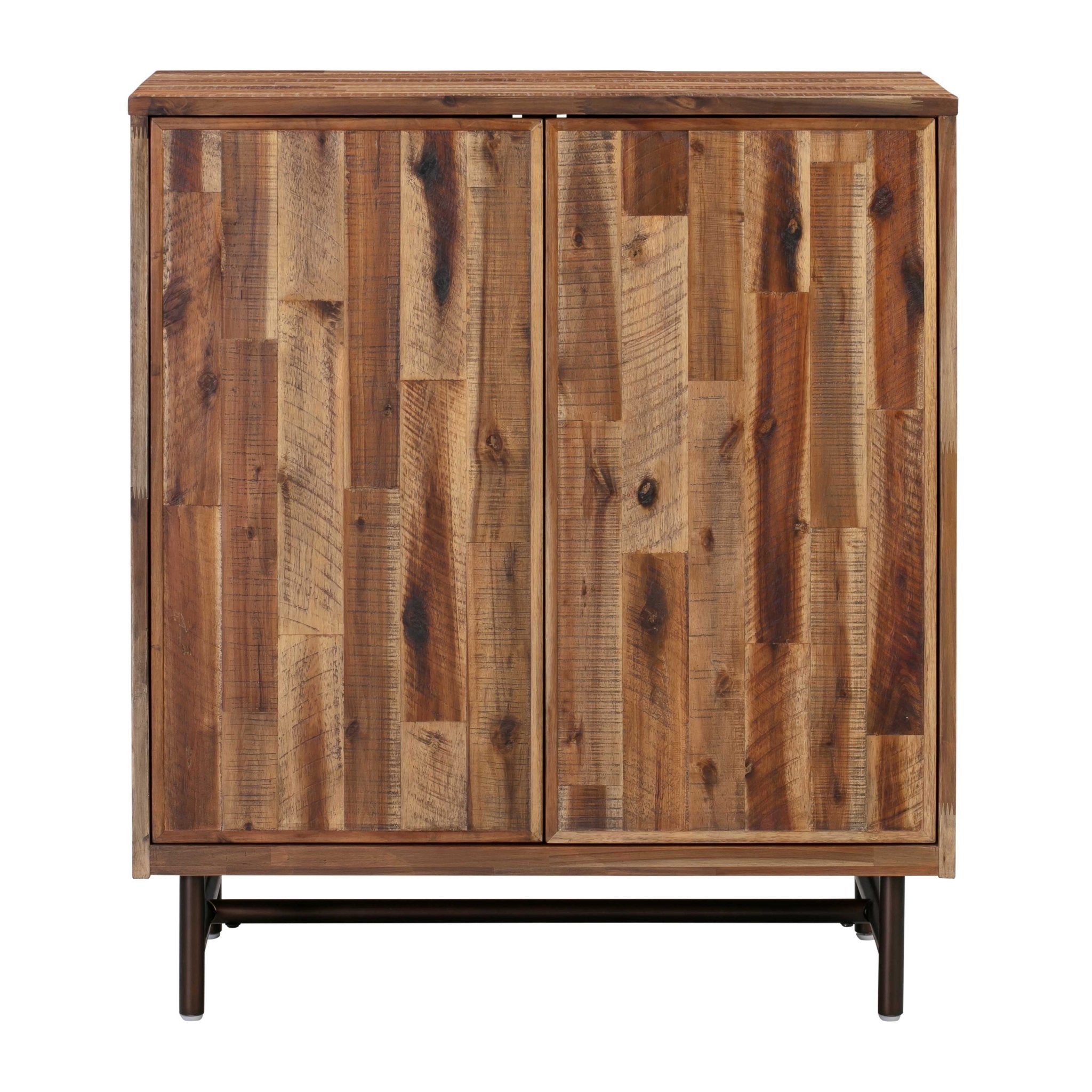 Bushwick Wooden Bar Cabinet Counter Stools| TOV