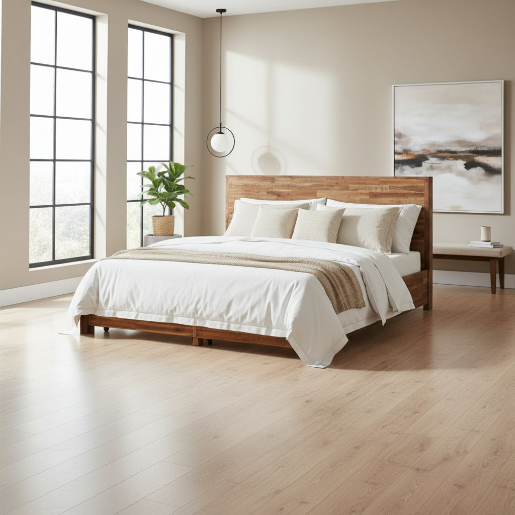 Bushwick Wooden Storage Bed in Queen Beds| TOV