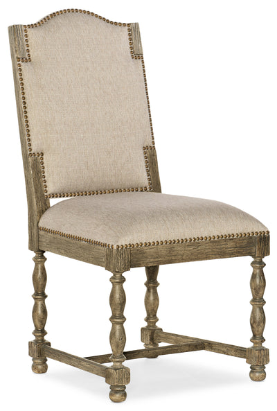 Kruschel Square Back Side Chair - 2 per carton/price ea - Al Rugaib Furniture (4688812212320)