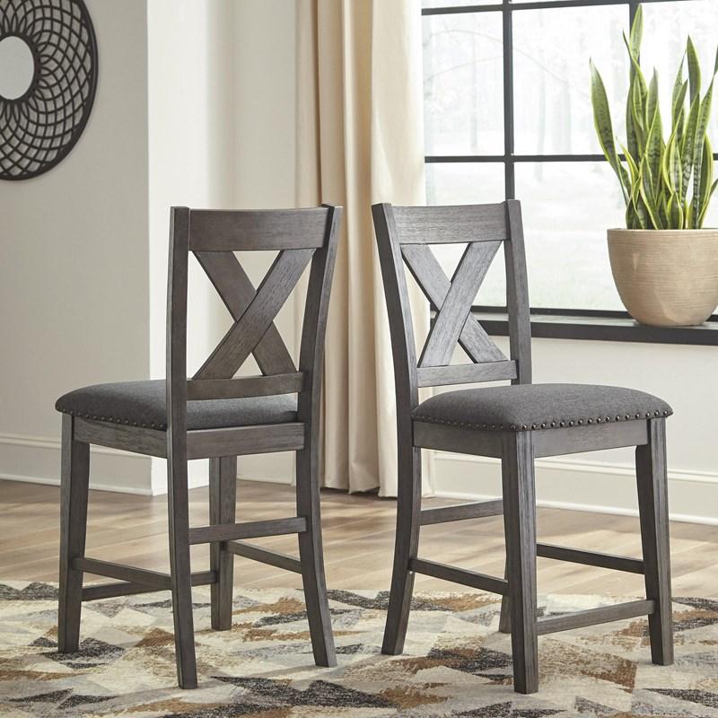 Caitbrook Counter Height Upholstered Bar Stool Stools| Ashley Homestore