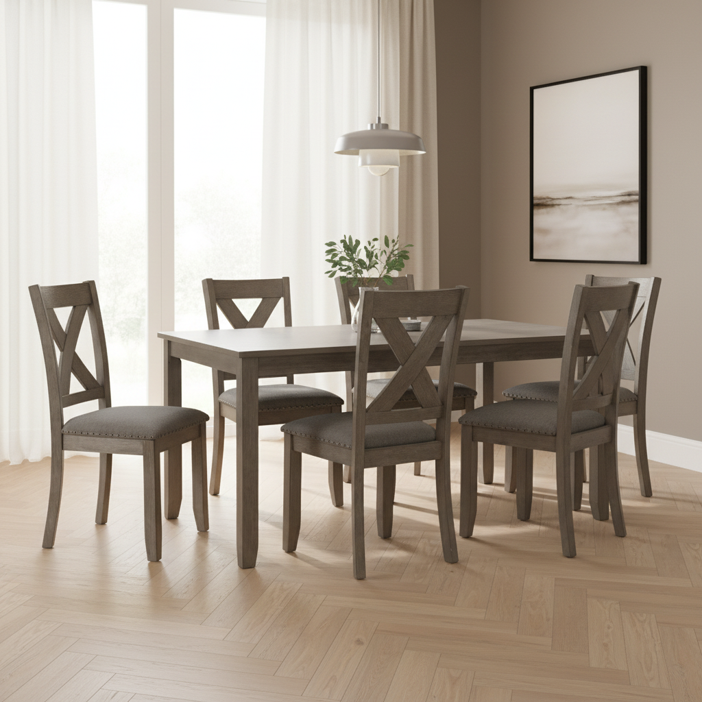 Caitbrook Dining Table and Chairs (Set of 6) Dining Room Sets| Ashley Homestore