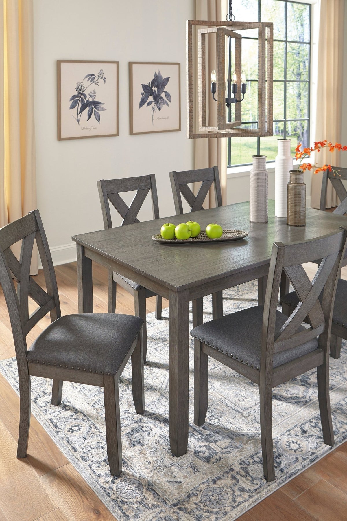Caitbrook Dining Table and Chairs (Set of 6) Dining Room Sets| Ashley Homestore