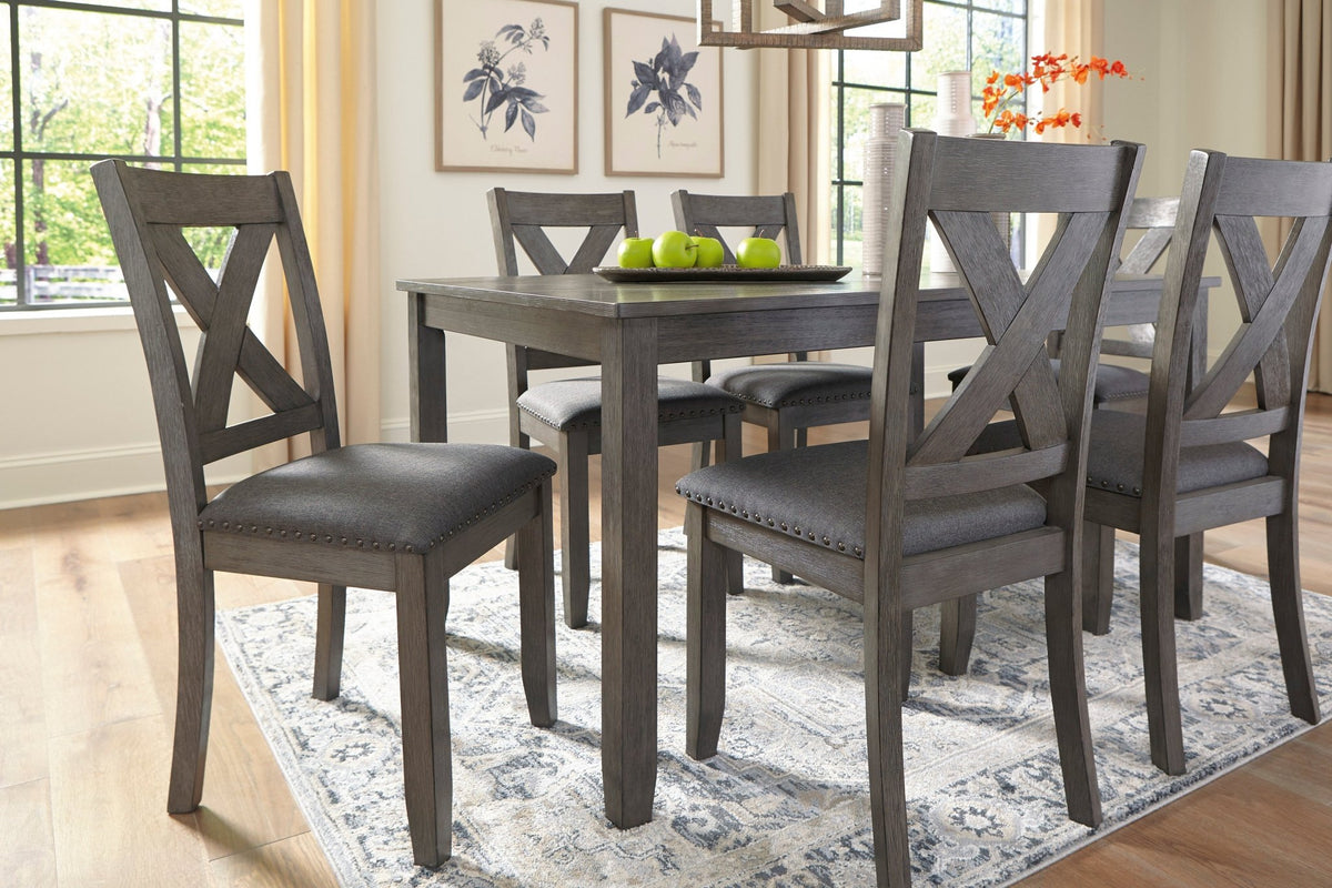 Caitbrook Dining Table and Chairs (Set of 6) Dining Room Sets| Ashley Homestore