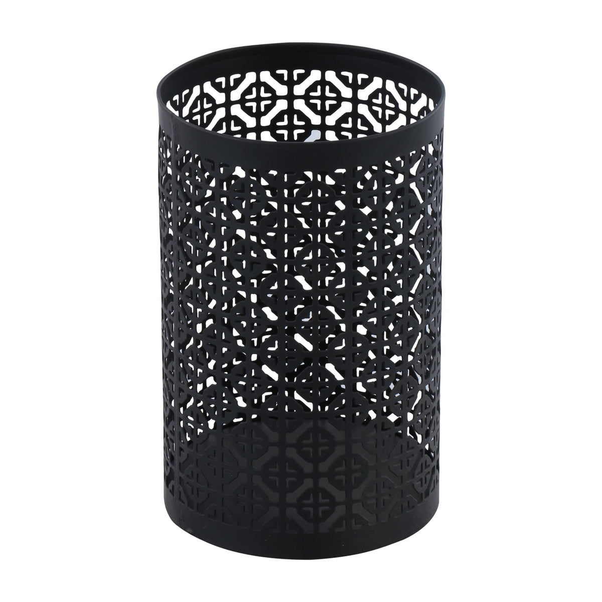 CANDLE HOLDER  BLACK  SMALL10X15 CM Candle Holders| Alrugaib Furniture X Nice