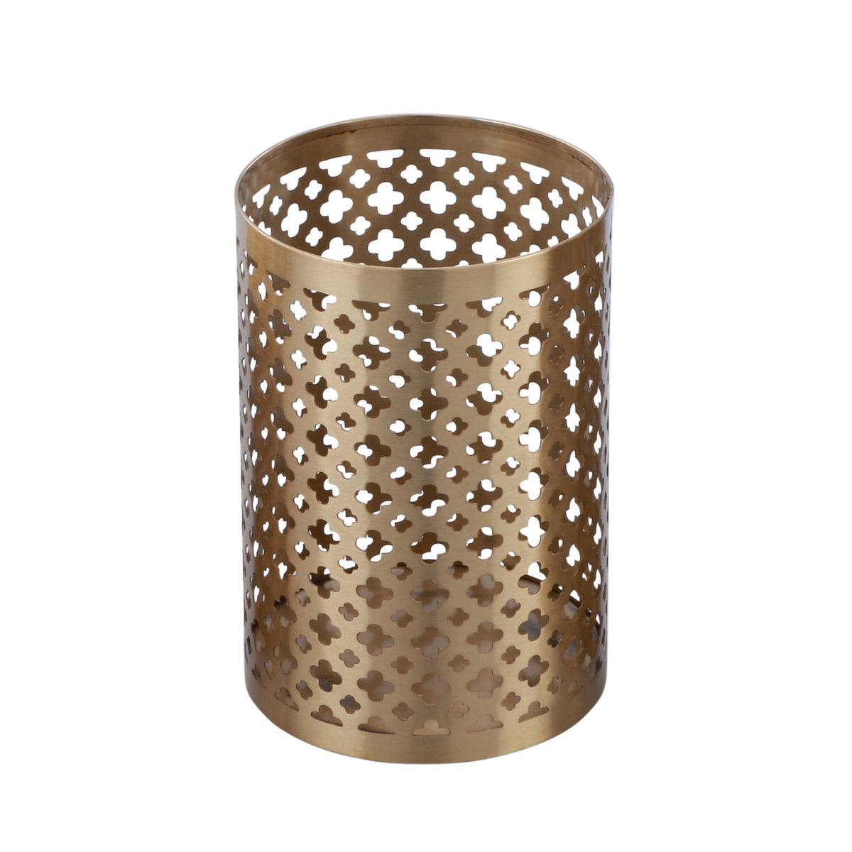 CANDLE HOLDER  GOLD MEDIUM13X18 CM Candle Holders| Alrugaib Furniture X Nice