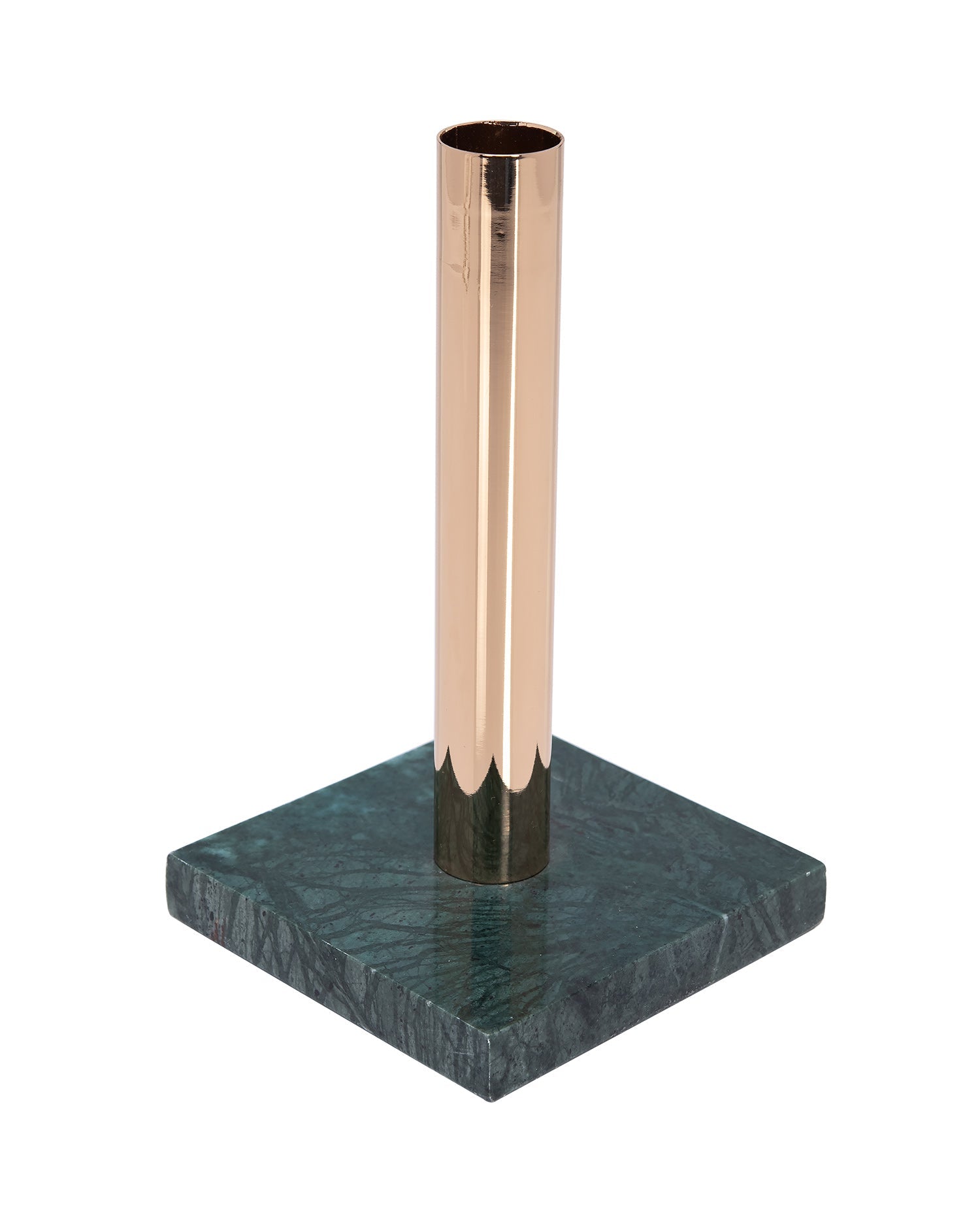 CANDLE HOLDER IRON&MARBLE GOLD&GREEN 10x10x18.5 Candle Holders| Alrugaib Furniture X Nice