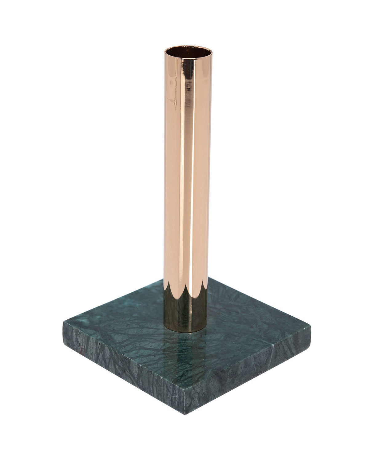 CANDLE HOLDER IRON&MARBLE GOLD&GREEN 10x10x18.5 Candle Holders| Alrugaib Furniture X Nice