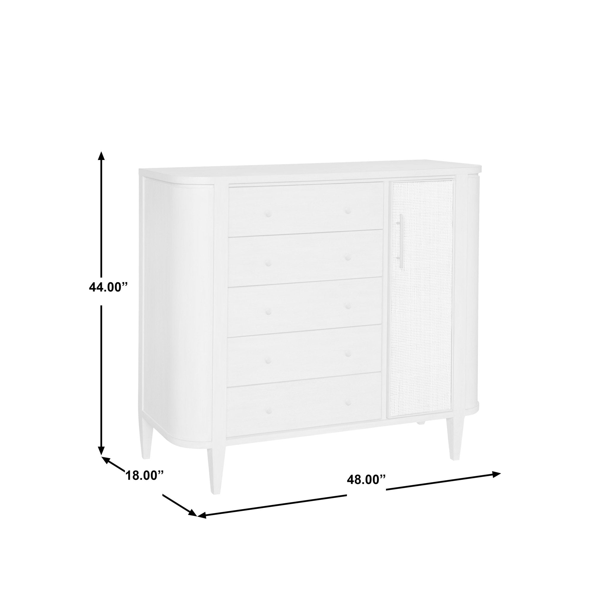 Cane Door Wardrobe Cabinets & Chests| Hooker