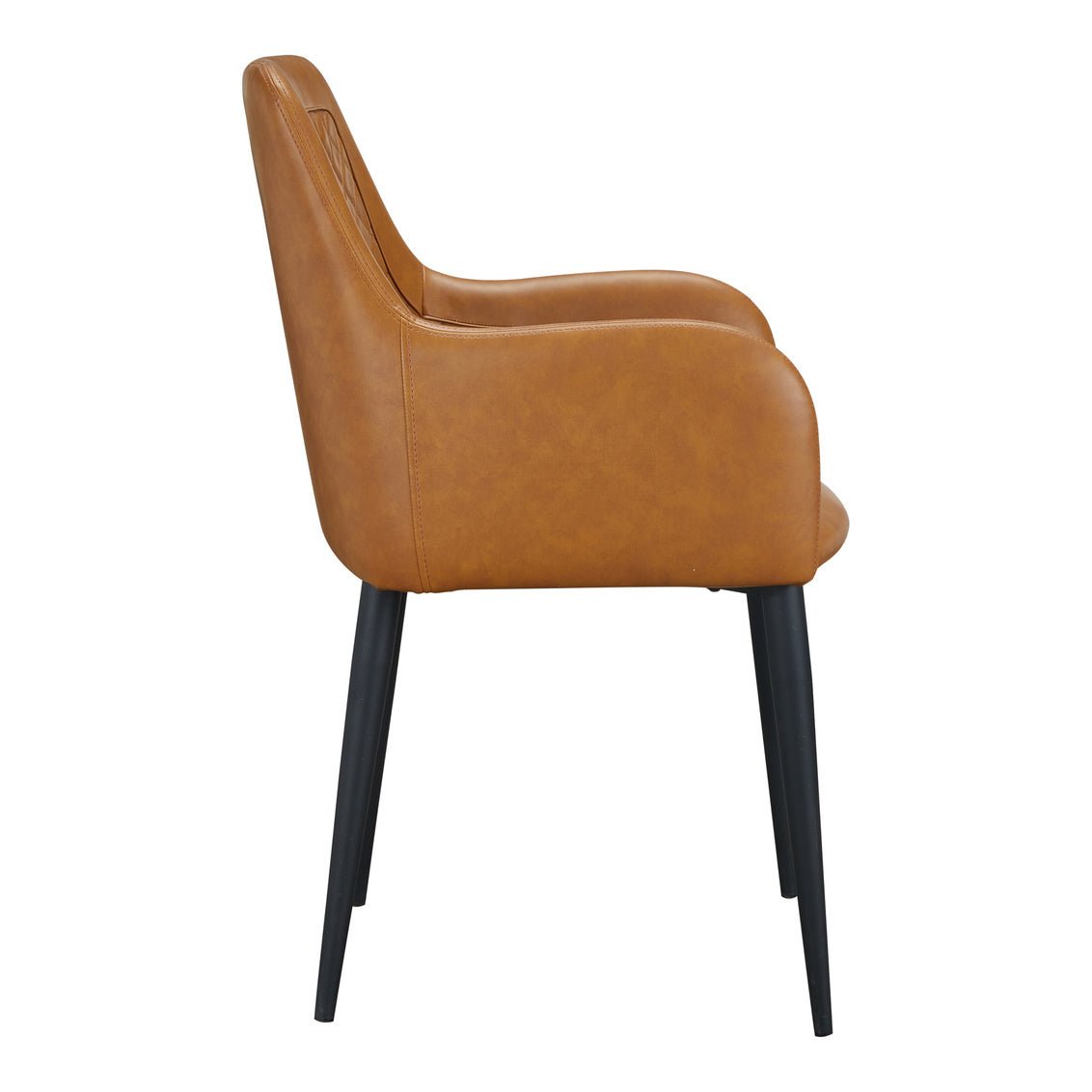 Cantata Dining Chair Tawny Vegan Leather-M2 Dining Chairs| Moe's Home