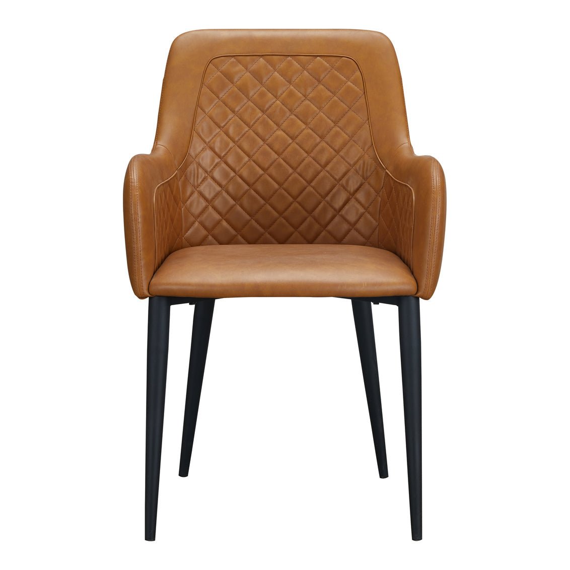 Cantata Dining Chair Tawny Vegan Leather-M2 Dining Chairs| Moe's Home