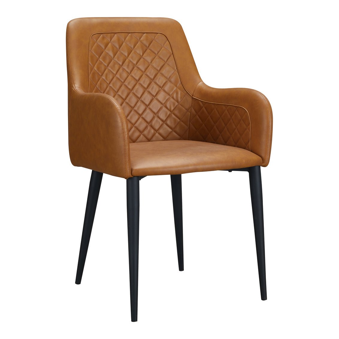 Cantata Dining Chair Tawny Vegan Leather-M2 Dining Chairs| Moe's Home