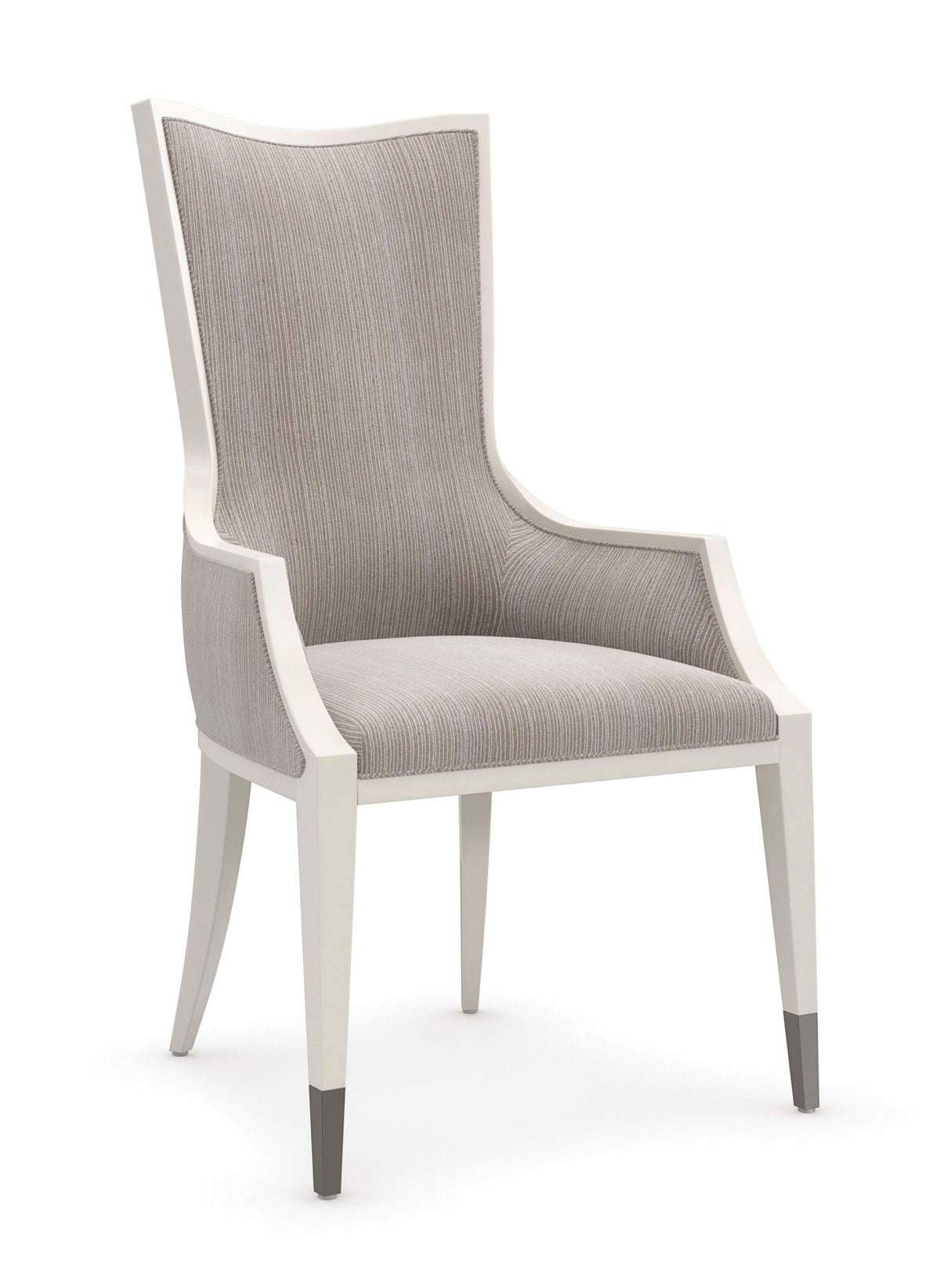 Caracole Classic - Lady Grey Arm Chair Dining Chairs| Caracole