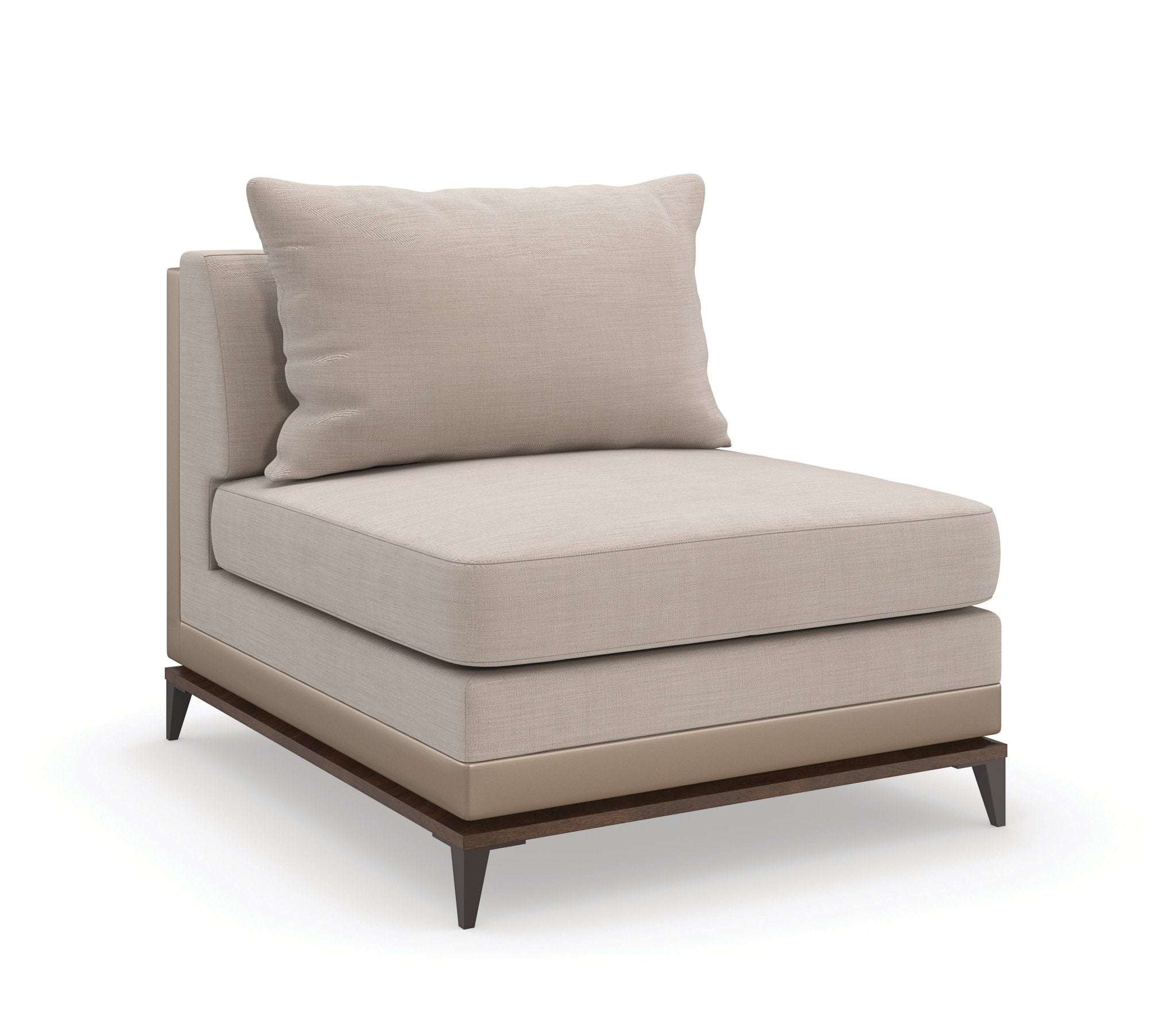 Caracole Upholstery - Archipelago Armless Chair Sectionals| Caracole