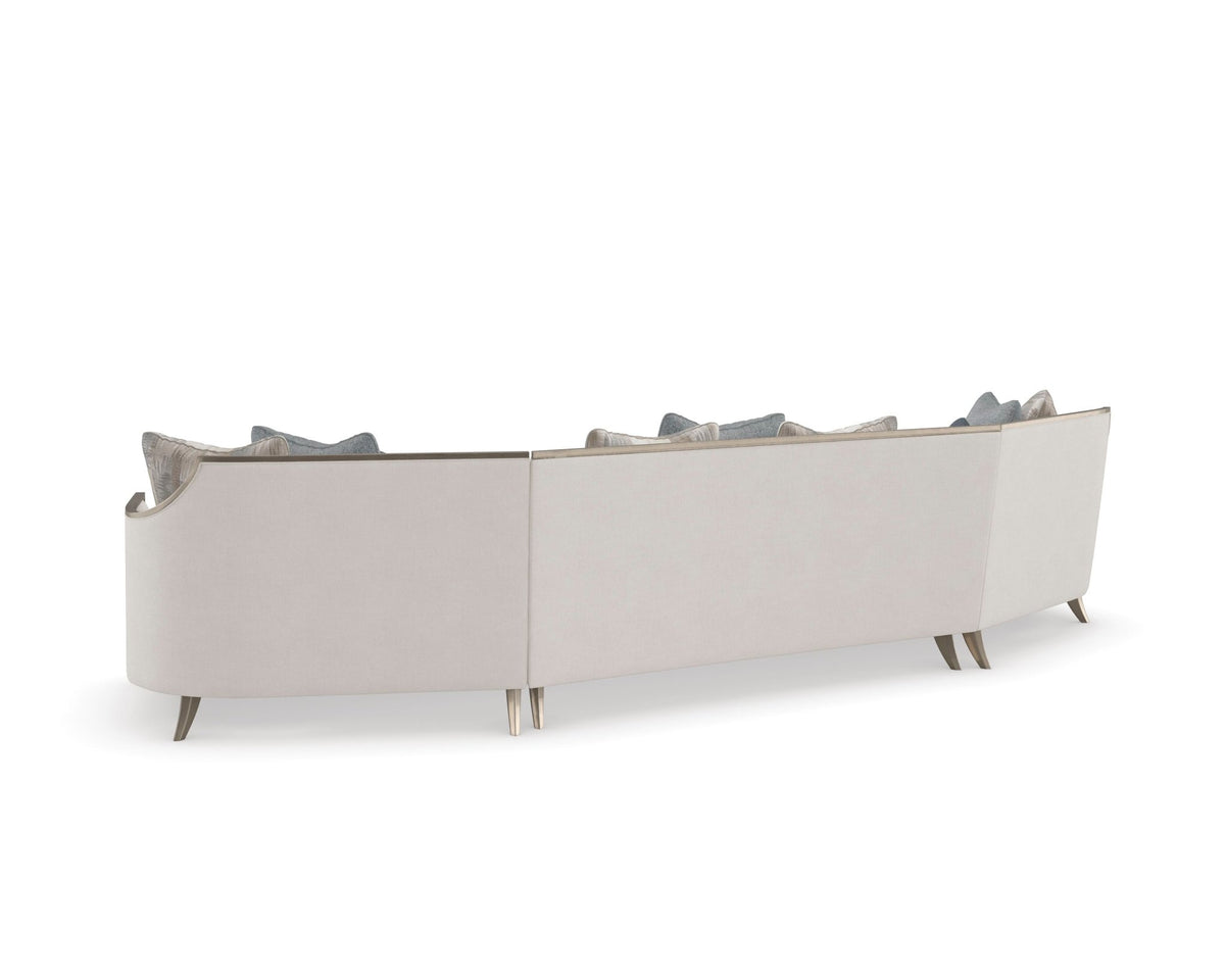 Caracole Upholstery - X Factor Wedge Sectionals| Caracole