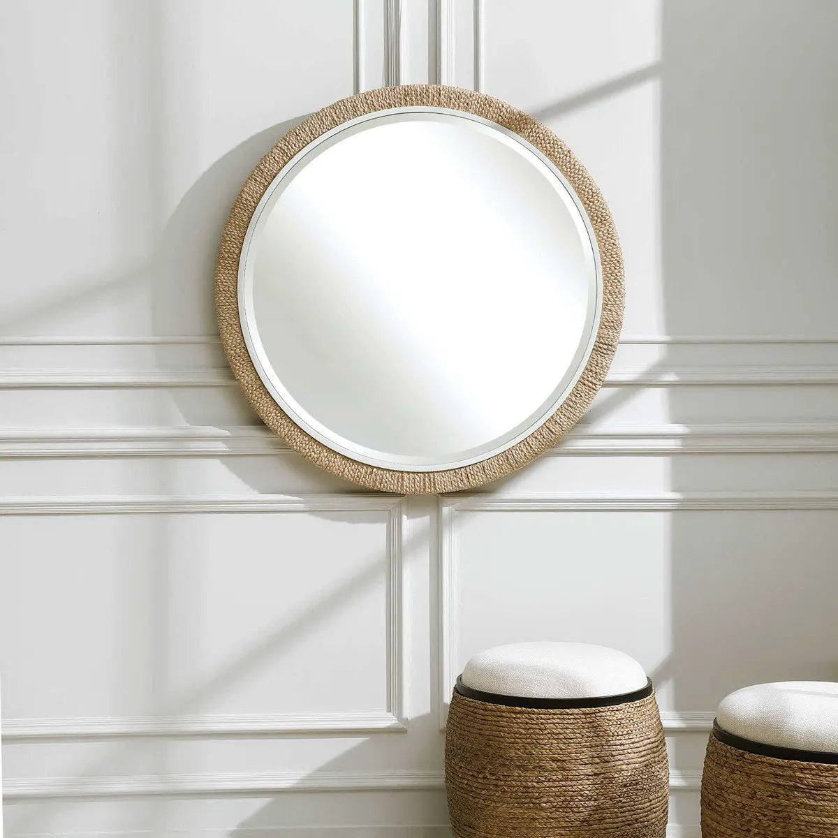 Carbet Round Mirror Mirrors| Uttermost