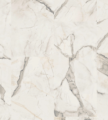 Carrara Grande White Glue down Carpet Tile Box-1 Tiles Per B Tiles| Tarkett