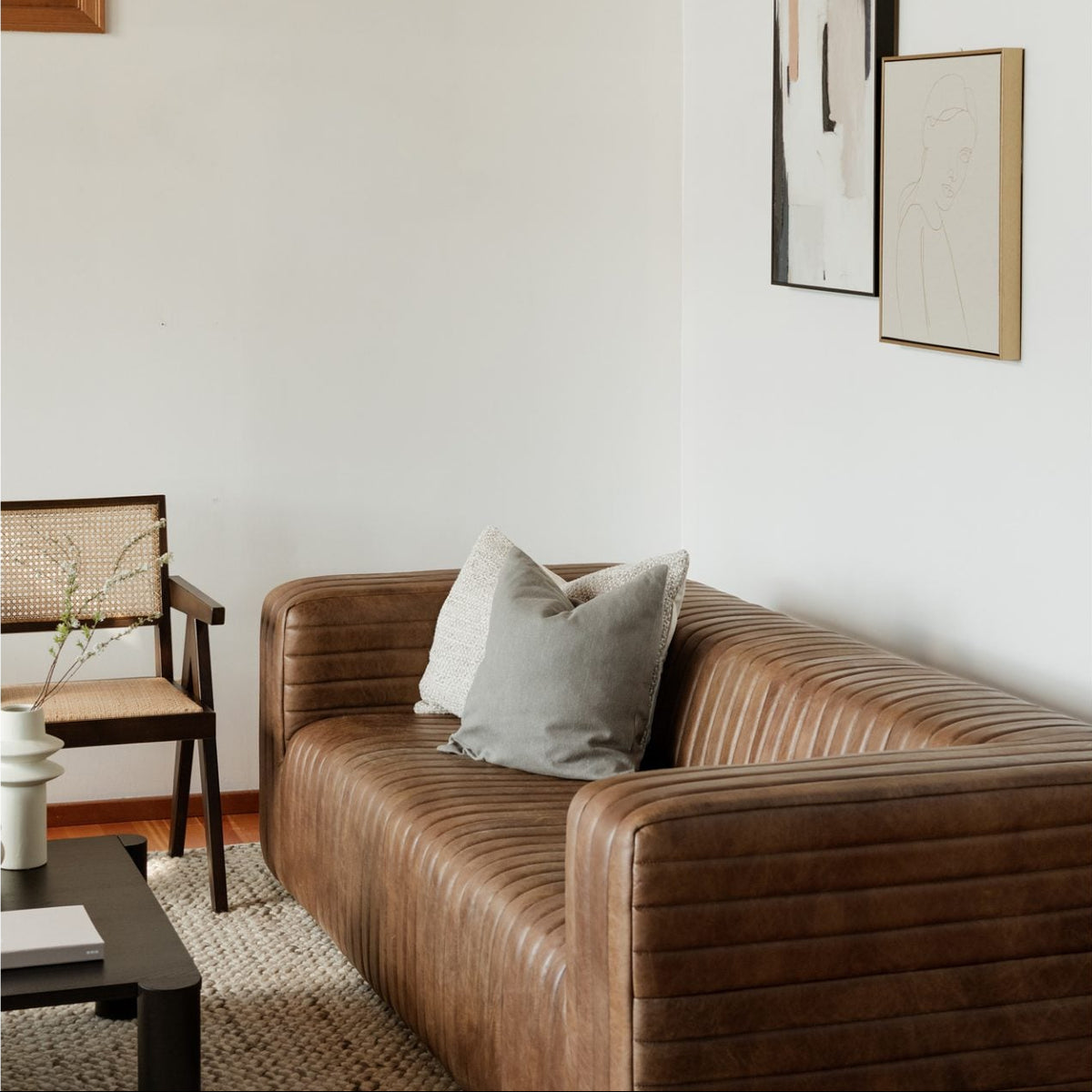Castle Sofa Open Road Brown Leather Sofas & Loveseats| Moe's Home