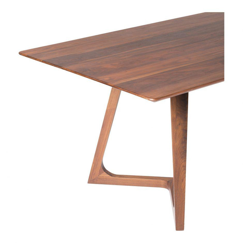 Godenza Dining Table Rectangular Walnut - Al Rugaib Furniture (4568058429536)