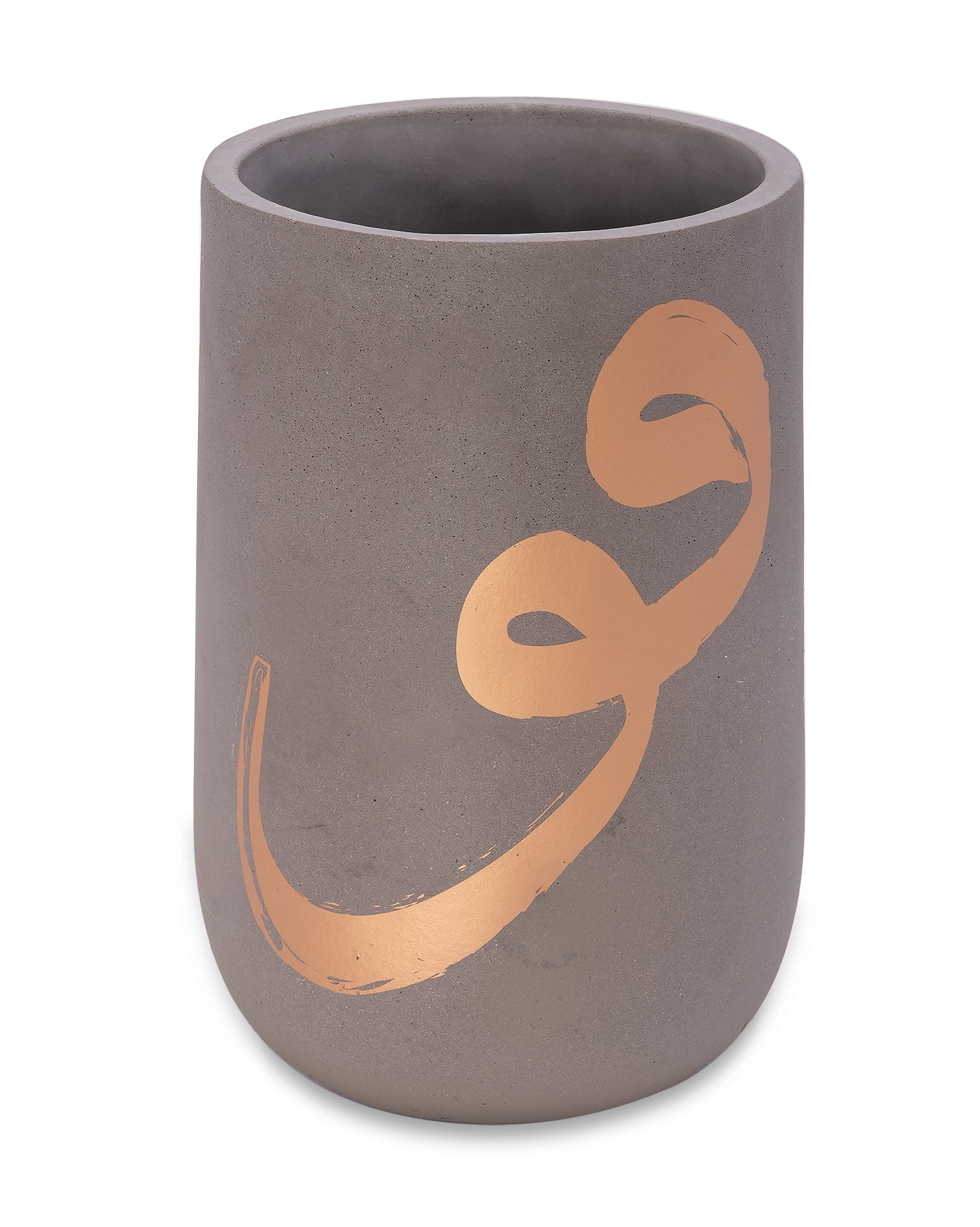 CEMENT PLANTER GOLDEN FIGURE 20X20X30 CM Plants| Alrugaib Furniture X Nice