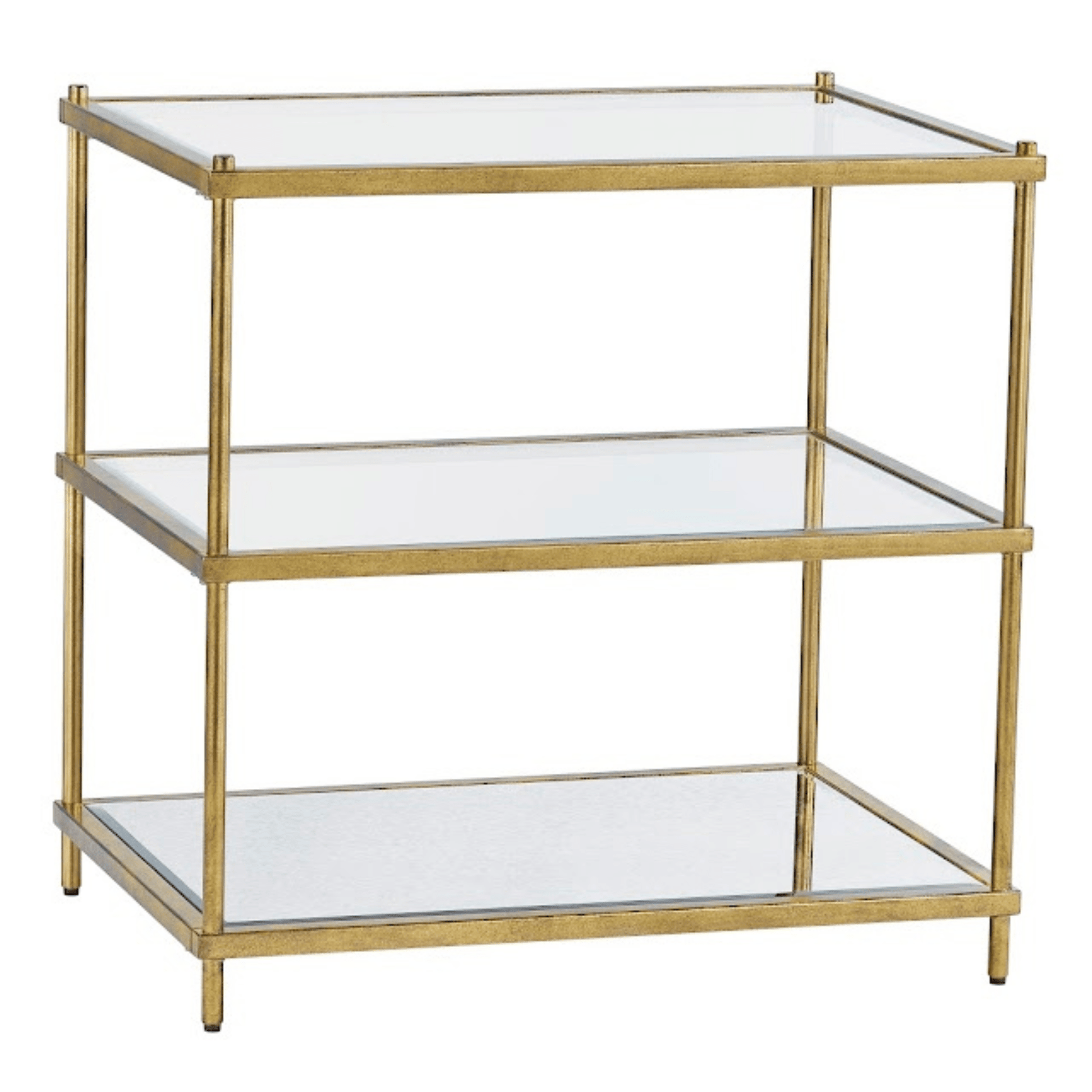 Modern 3-Tier Side Table Accent & End Tables| Crestview