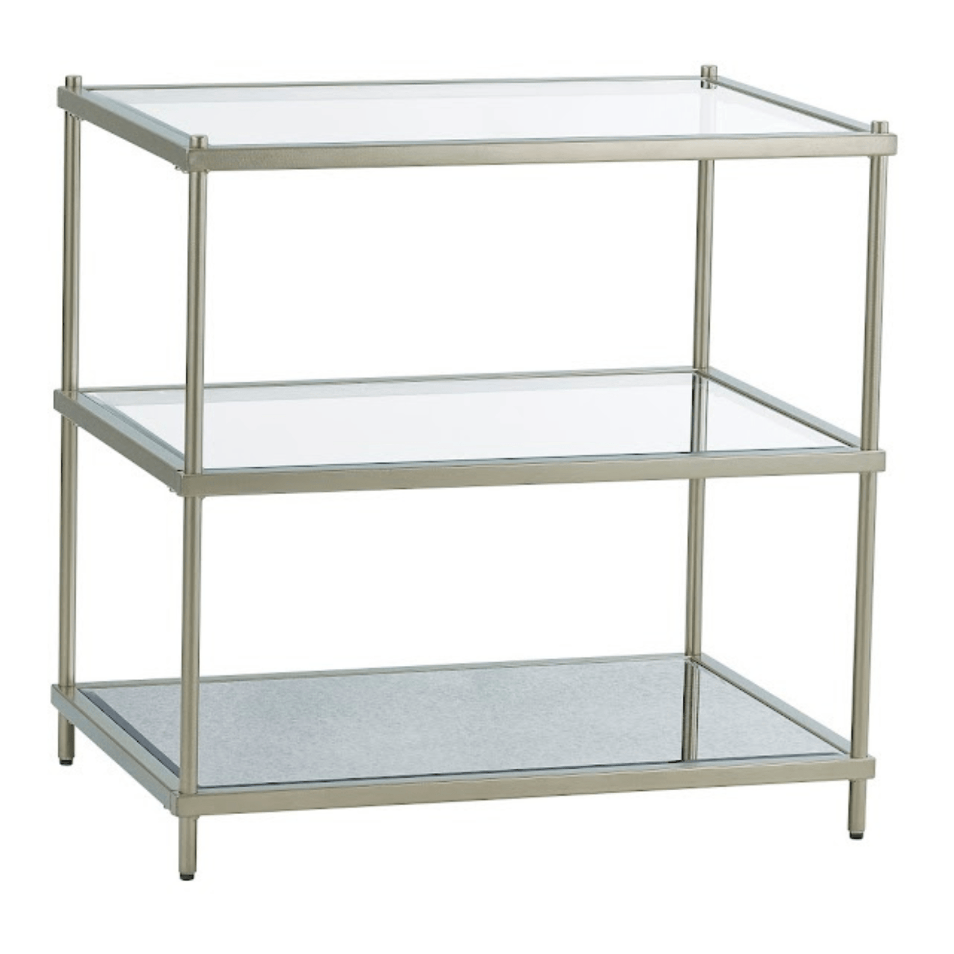 Modern 3-Tier Side Table Accent & End Tables| Crestview