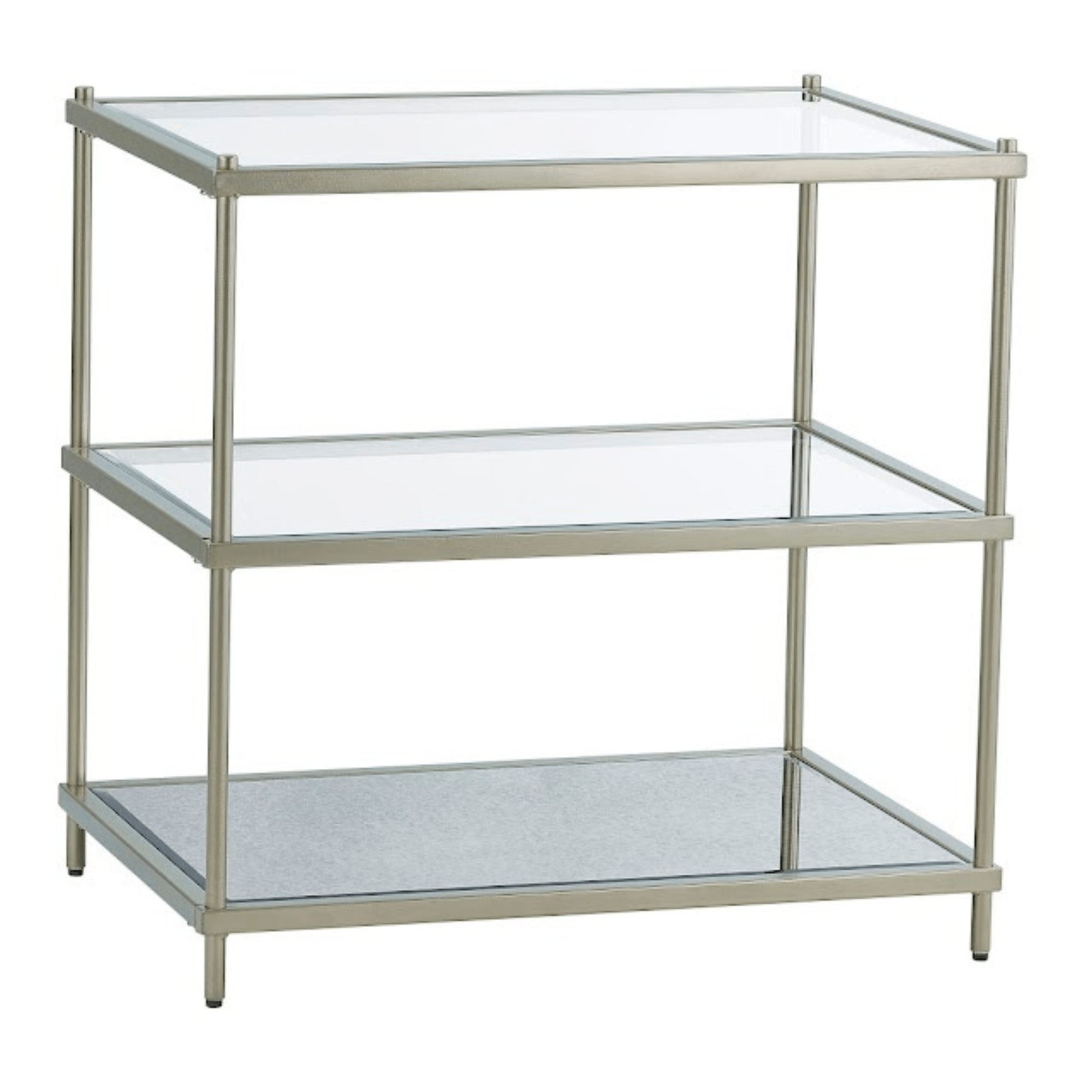 Modern 3-Tier Side Table Accent & End Tables| Crestview
