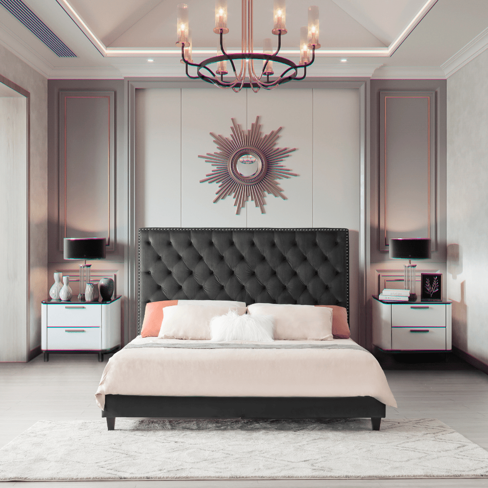Charcoal Bed Beds| Roots Furniture