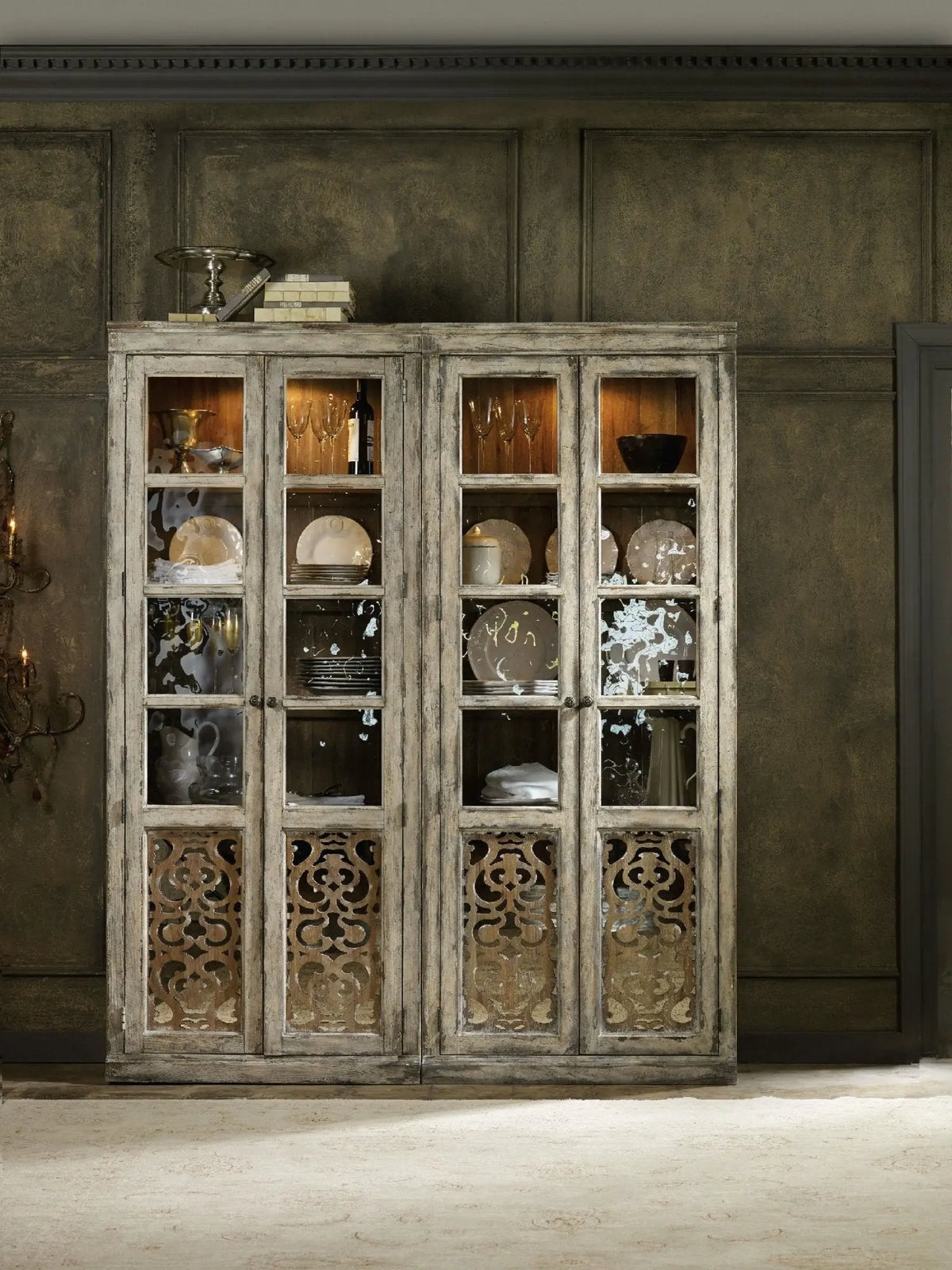 Chatelet Bunching Curio Cabinets & Chests| Hooker